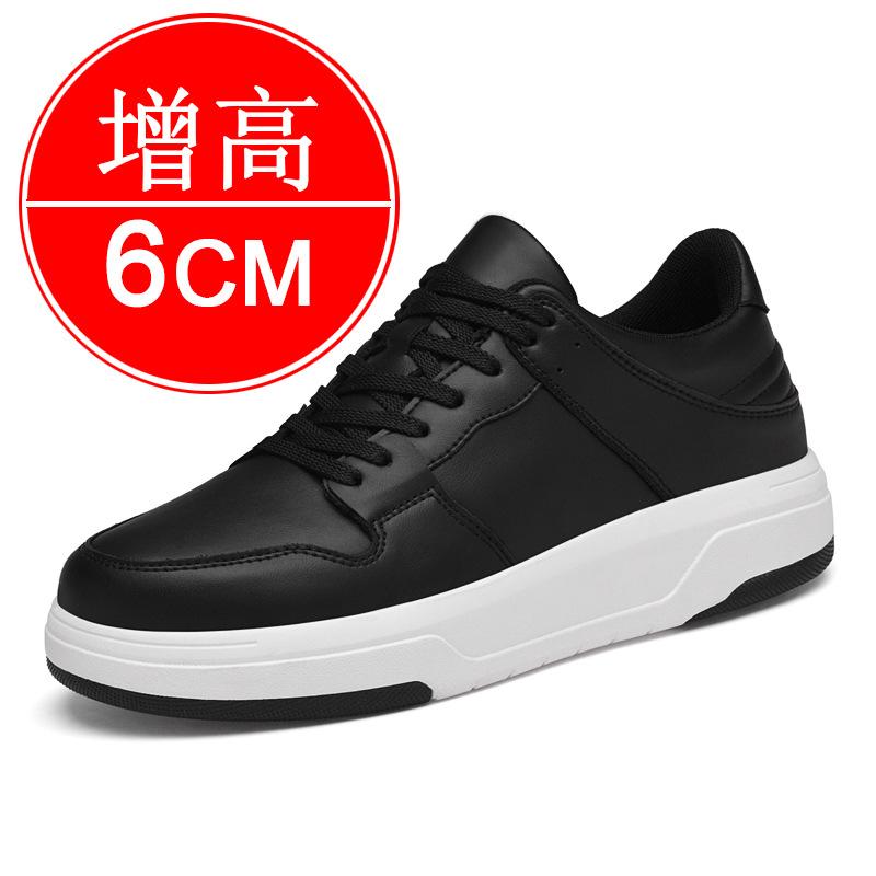Genuine Leather Men Elevator Shoes Heightening Sneakers for Men 6cm 8cm Breathable Height Increased Shoes for Man Sports Shoes