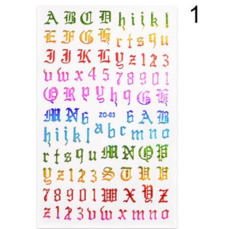 Graffiti Strips Nail Stickers for Women Nail Art Decorations Rose Gold Abstract Line Spring 3D Slider for Manicure Polish Tattoo