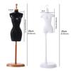 1/12 Dollhouse Mini Mannequin Ruler Set Evening Dress Simulation Humanoid Model Props Miniature Accessories Children Kids Toys