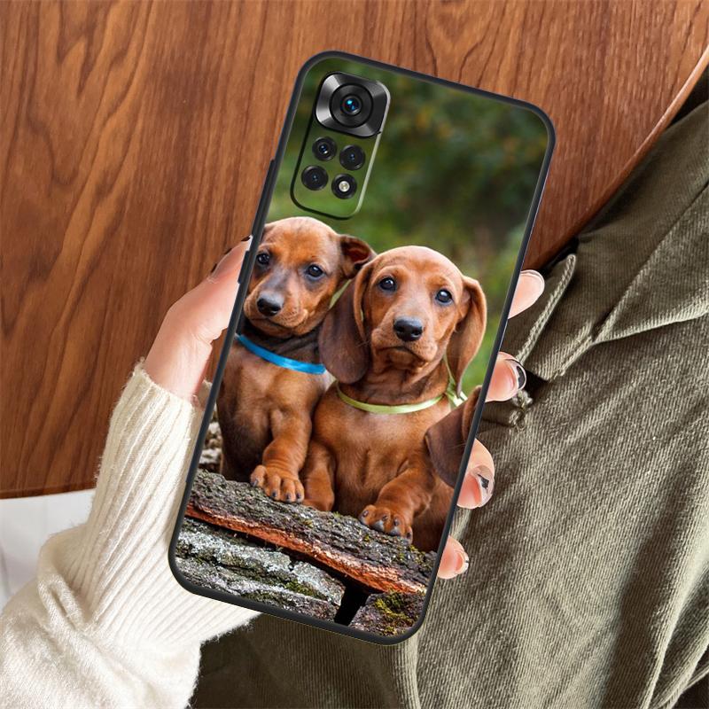 

Dachshund Dog Case For Xiaomi Redmi Note 14 Pro 13 12 11 10 15 Pro Plus Redmi 13 C 15 10C 12C 14C 15C Cover Redmi 12 4G