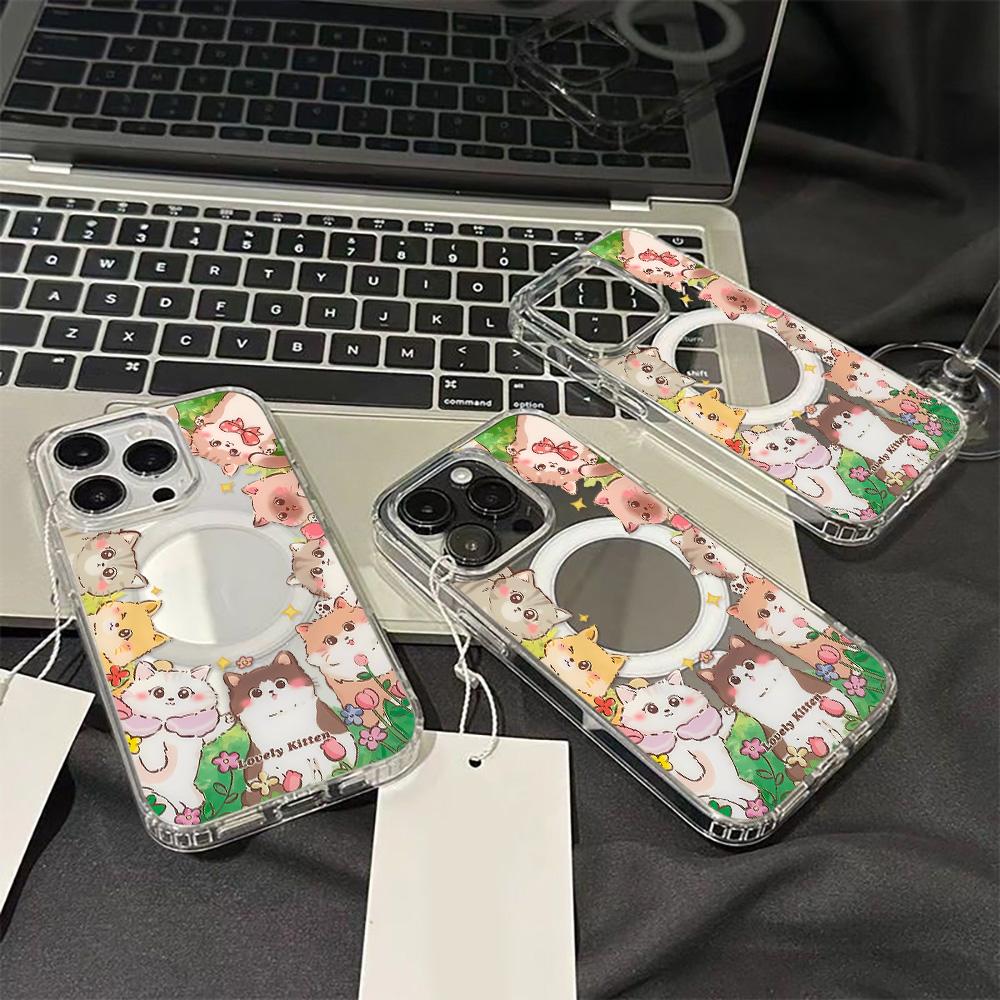 Magnetic Phone Case for iPhone 11 12 13 iPhone 13 14 15 Pro 15 16 Pro Max Samsung A15 A16 A25 A26 A55 A56 S25 S24 S22 S23 Ultra S25 Edge