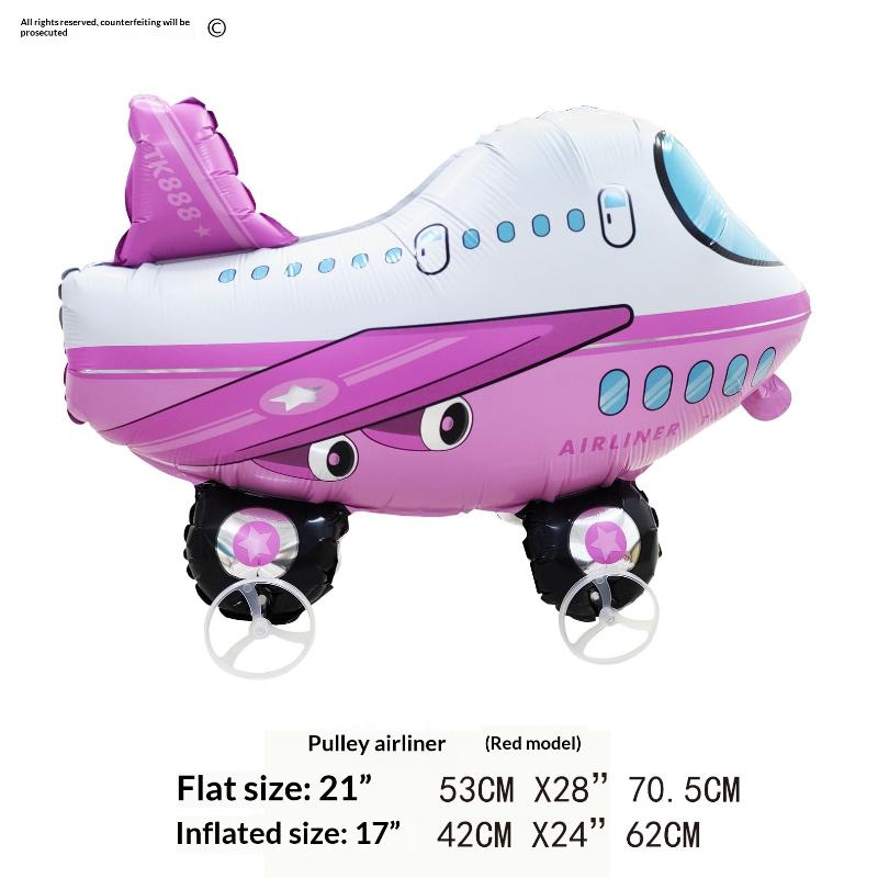 Baloane Folie Desene Animate 4D Elefant Balon Stativ Mers cu Roată Pentru Decor Petrecere Aniversare Copii Baby Shower