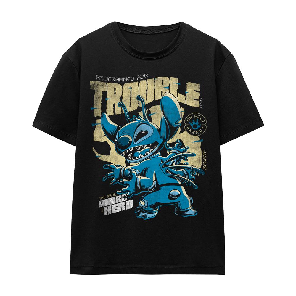 Lilo & Stitch Womens/Ladies Trouble Comic T-Shirt