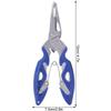 Multi-Function Fishing Plier, Carbon Steel Fishing Line Cutter Fishing Hook Remover Freshwater Saltwater Fishing Split Ring Braid Tool