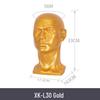 Multifunctional Display Mannequin Head for Spray Paint Hat, Bow Tie, Glasses, and Mask Props