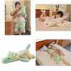 Colorful Small Dragon Plush Toy Pillow Tie-dye Dinosaur Doll Plushie Wholesale Gift