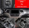 Carbon Fiber Interior Trim for Jeep Grand Cherokee 11-17: Center Console, Navigation, Gear Shift, & Cup Holder