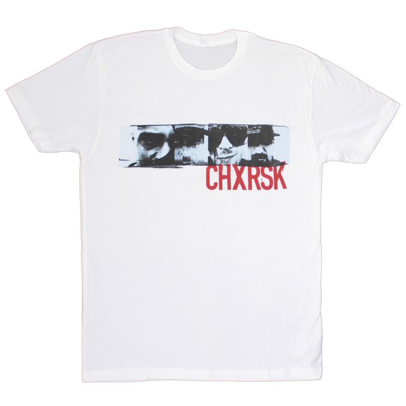 Men s Cypress Hill CHXRSK Logo & Photo Strip T-shirt Medium White S