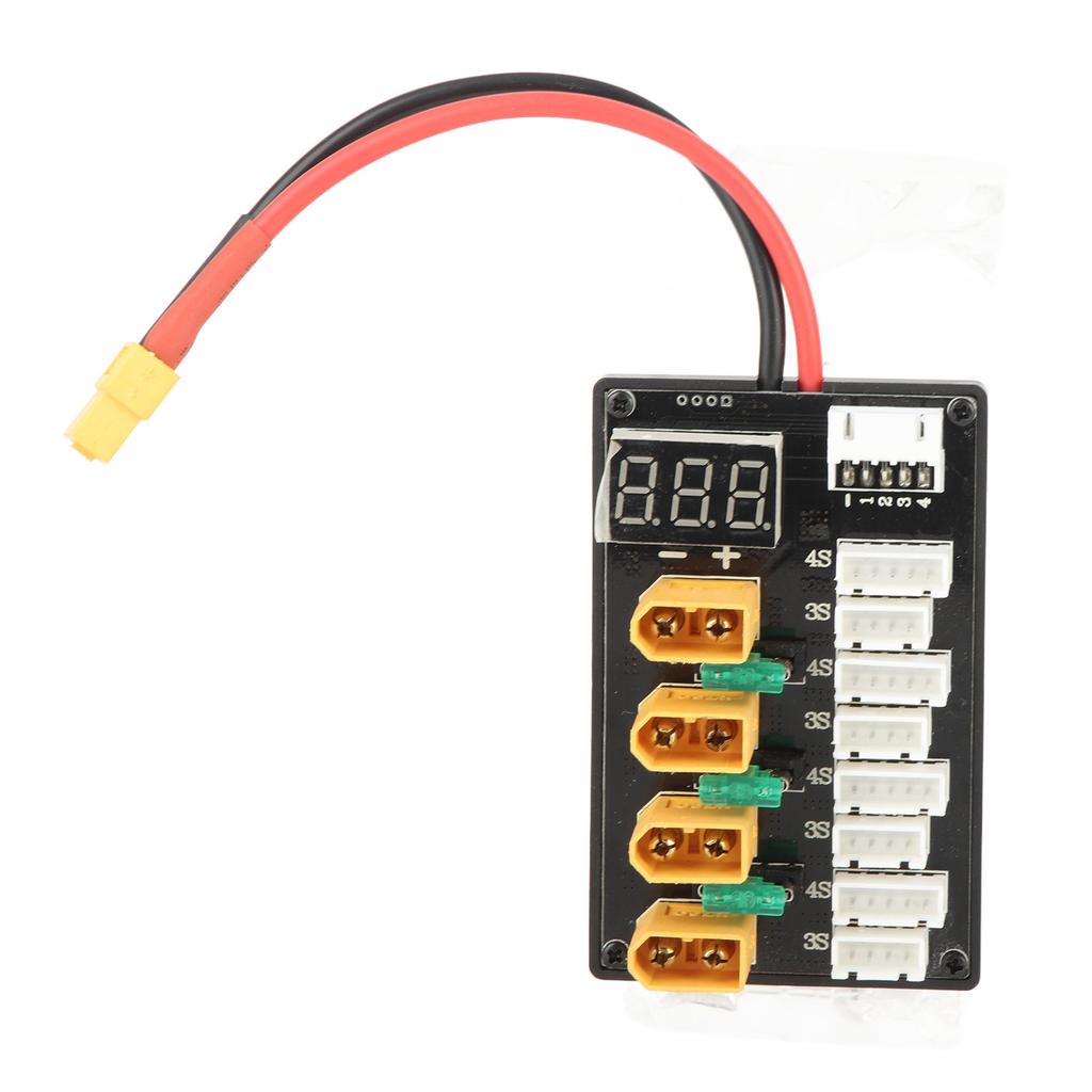 Xt60 Mini Parallel Charging Board with 15A Fuse Universal 3S 4S Battery Charging Plate for B6 B6AC