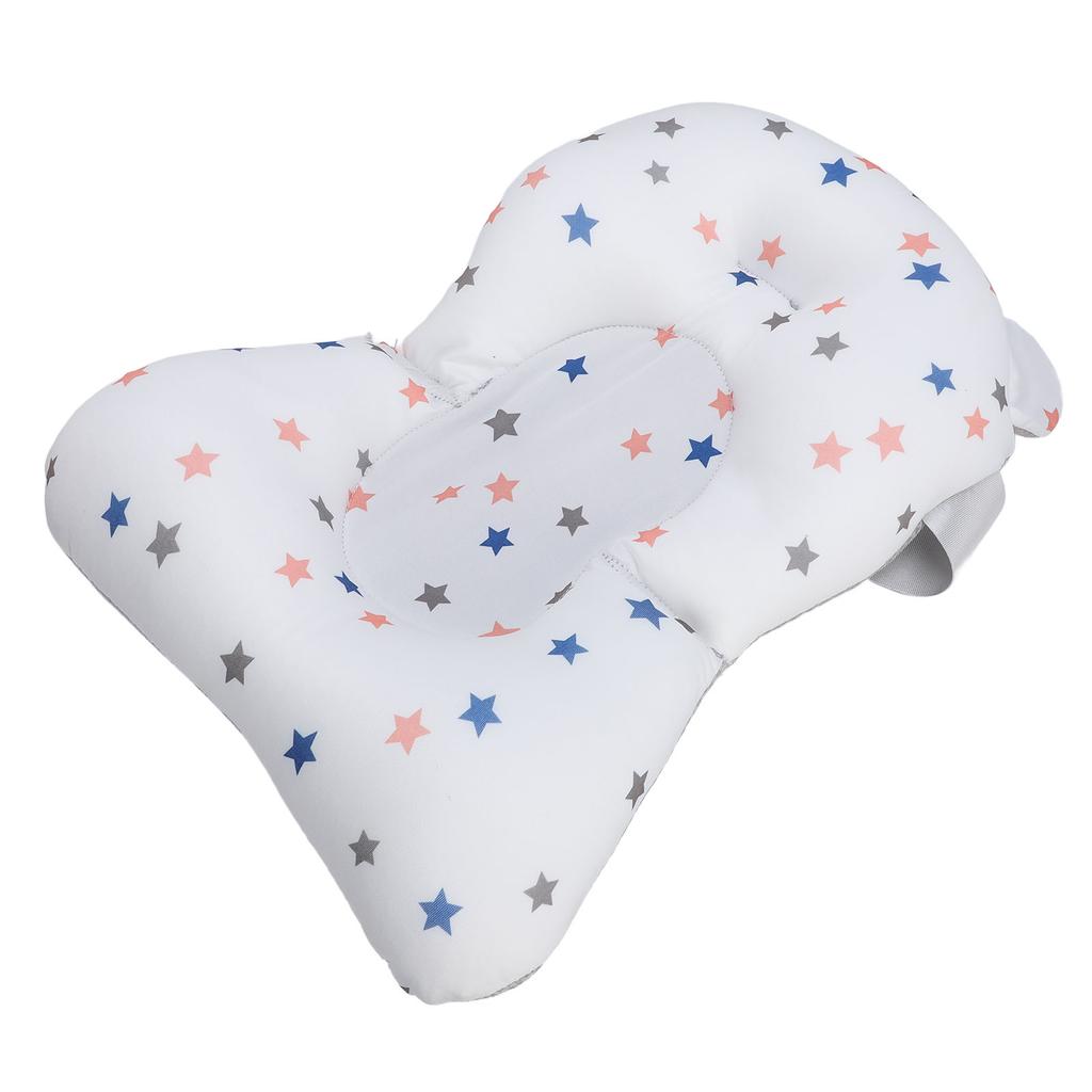 Star Pattern Baby Bath Pad Breathable Soft Universal Baby Bathtub Mat Newborn Toddler Bath Cushion Bathtub Floating Pad