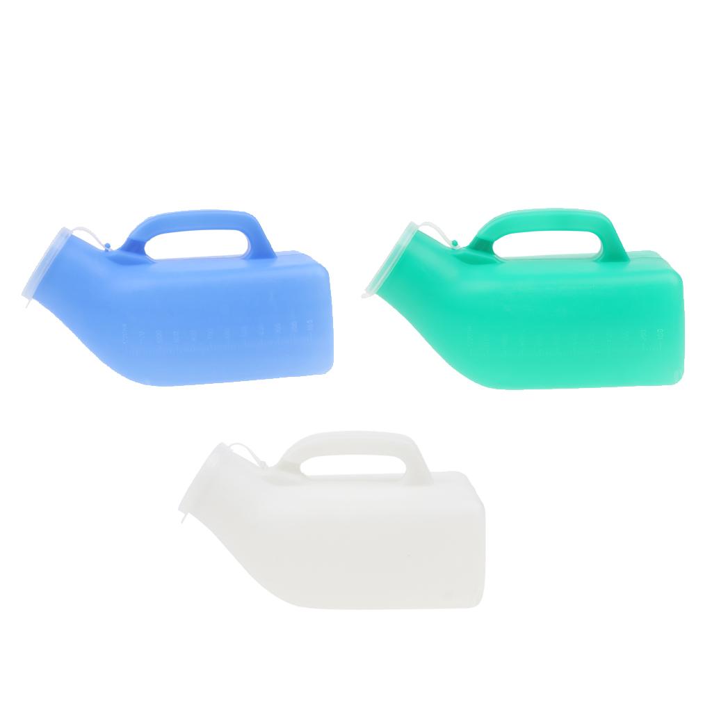 Male Urinal Pee Potty Bottle with Cover & Handle, Emergency Aid; 23 X 9.3 X 12