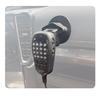 VIN Universal Quick-Release Microphone Holder Receiver Base, Locking Face Plate & Diamond Belt Clip for Hand Mic  VIN-SM-01