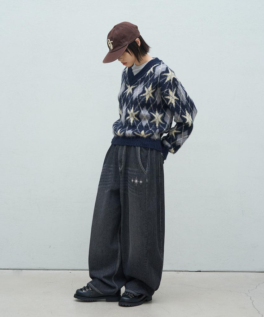 SUPERSUB Stella Gyle V-Neck Knit - Navy
