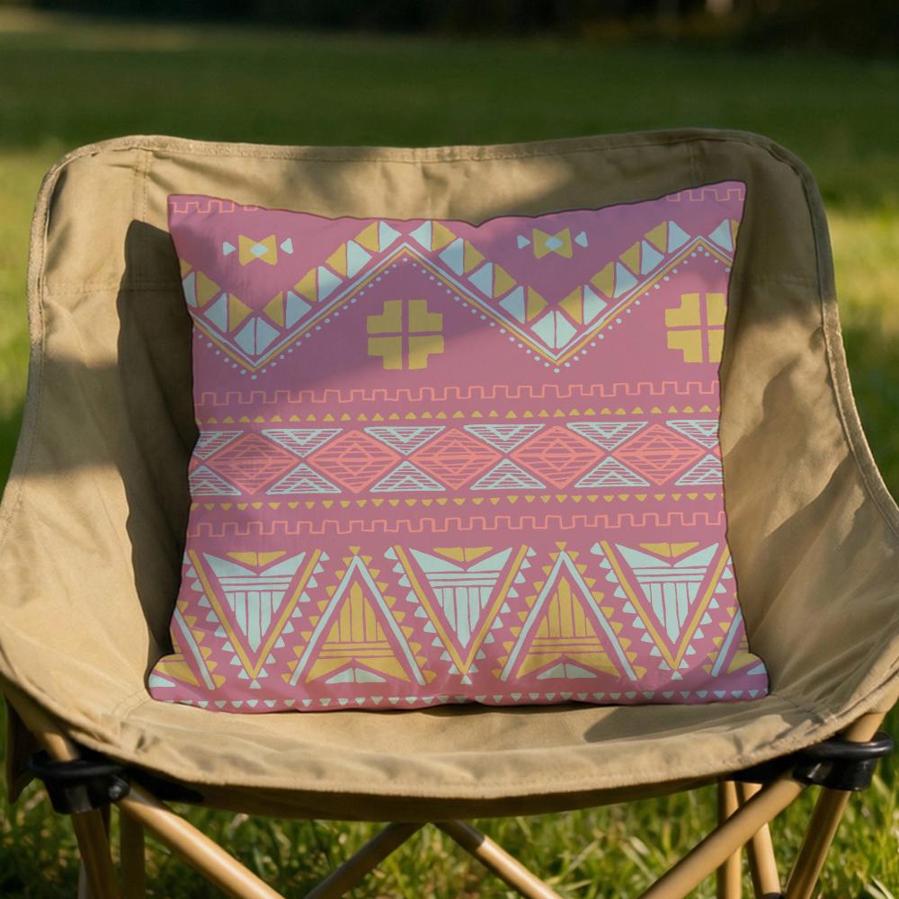 Bohemian Style Cushion Cover Soft Reversible Durable Pillow Cover MultiScene Use for Home Car Daily Comfort