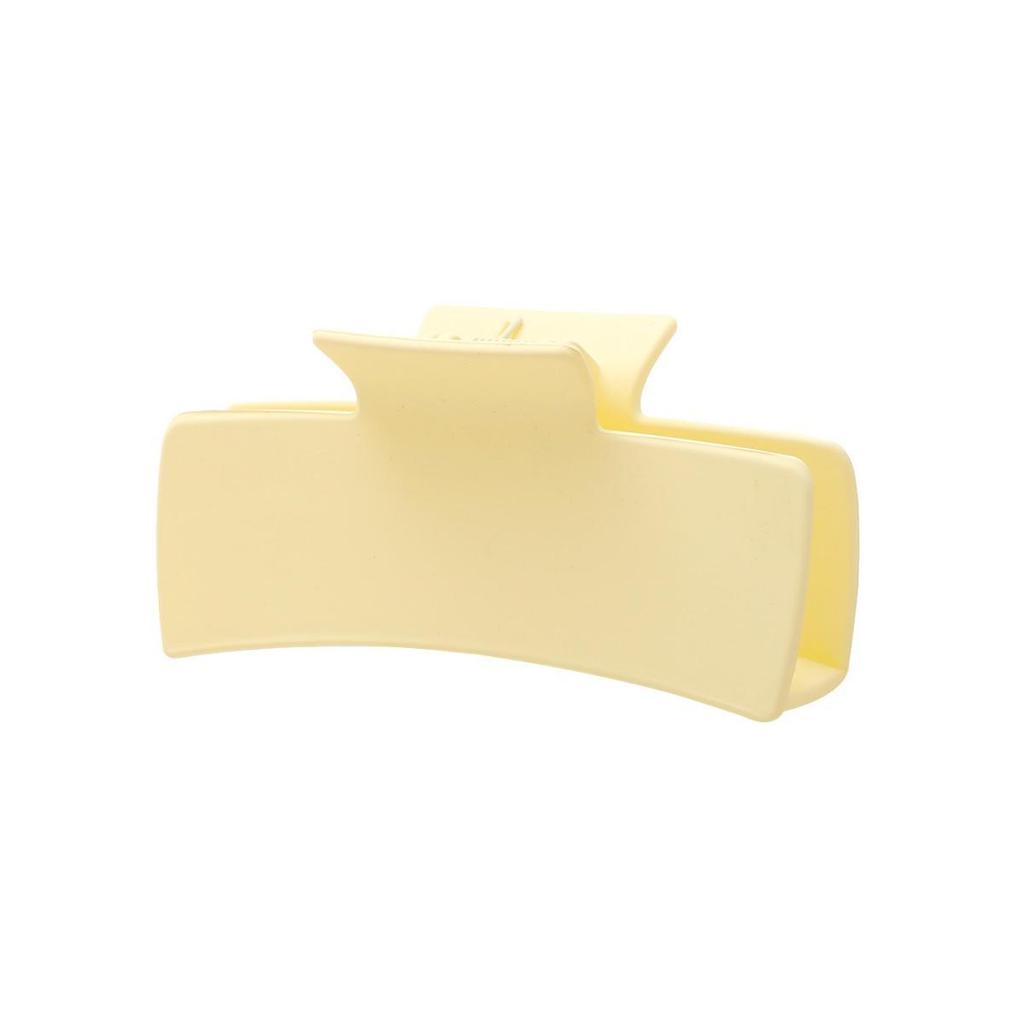 Elegant Solid Color Square Hair Claw Clip for Stylish Hair Buns