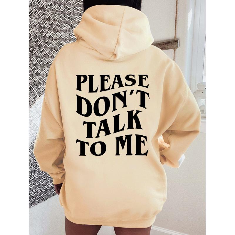 European & American Hoodies: 2025 Plain Color & Lettered Sweatshirts