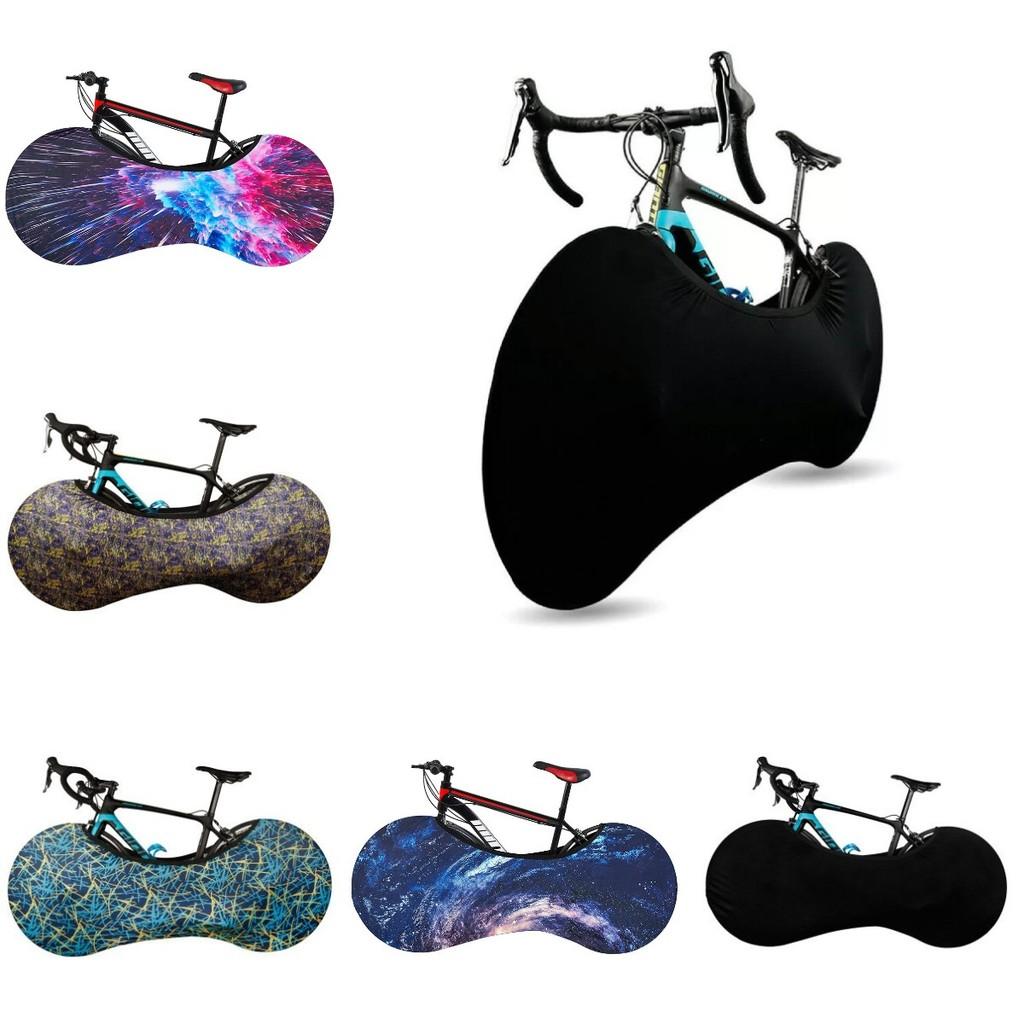 Bike Elastic Anti Dust Cover Indoor Bicycle Storage Bag Garage Wheel Chain Cover