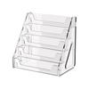 Transparent Display Stand Magazine Notebook Comic Storage Rack Desk Organizer, Facial Mask, brochures, Disk Storage Shelf
