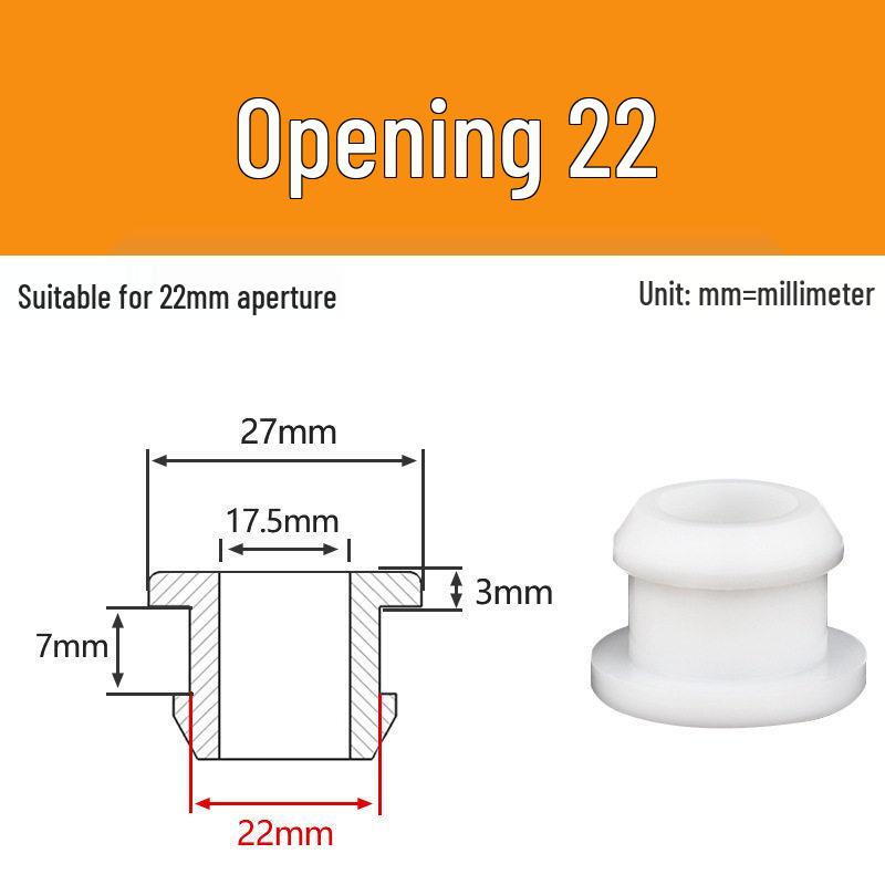 Anello passante protettore per cavi in silicone