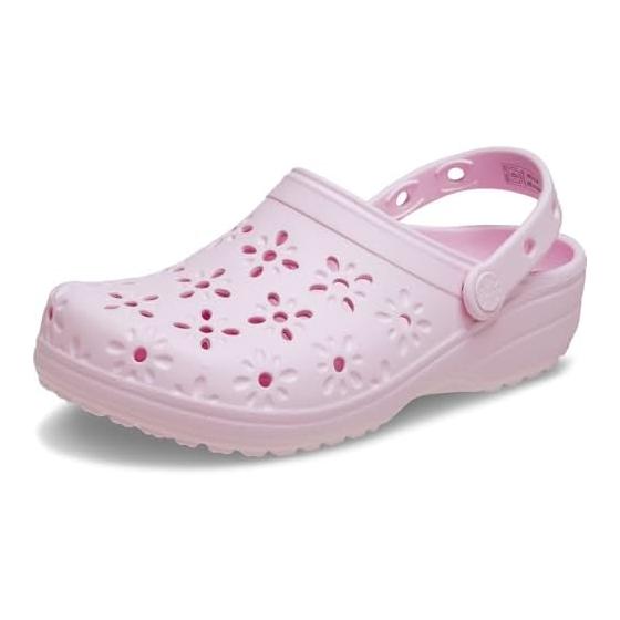 [Crocs] Classic Floral Cut Out Clog