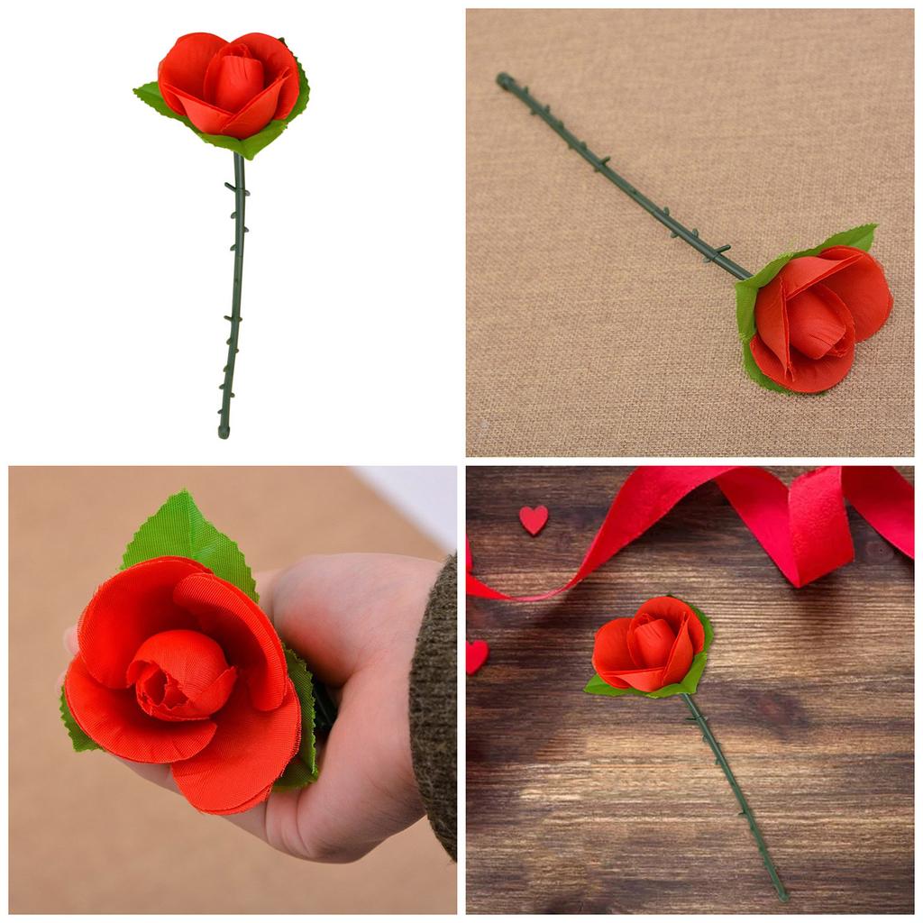 Truc retractabil cu flori de trandafir Perfect pentru începători Surprindeți-vă publicul Recuzită magician profesionist Spectacole de nuntă
