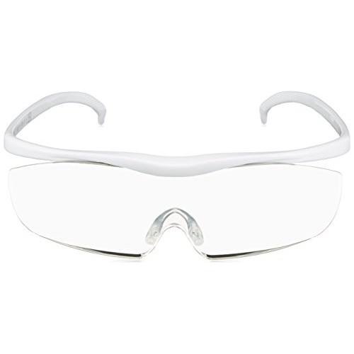 Hazuki Loupe Large 1.85x Clear Lens White