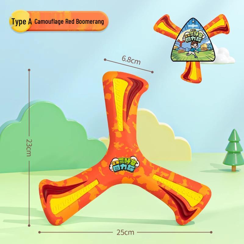 Camouflage Soft UFO Boomerang Frisbee for Kids