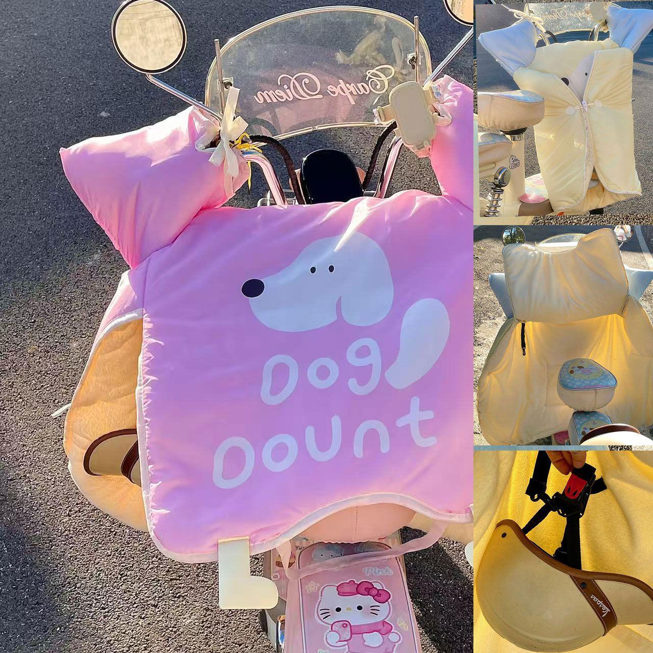 New Model Winter-Ready Electric Vehicle Windshield Quilt: Warm, Rainproof, UV-Resistant Cover for Battery Motorcycles