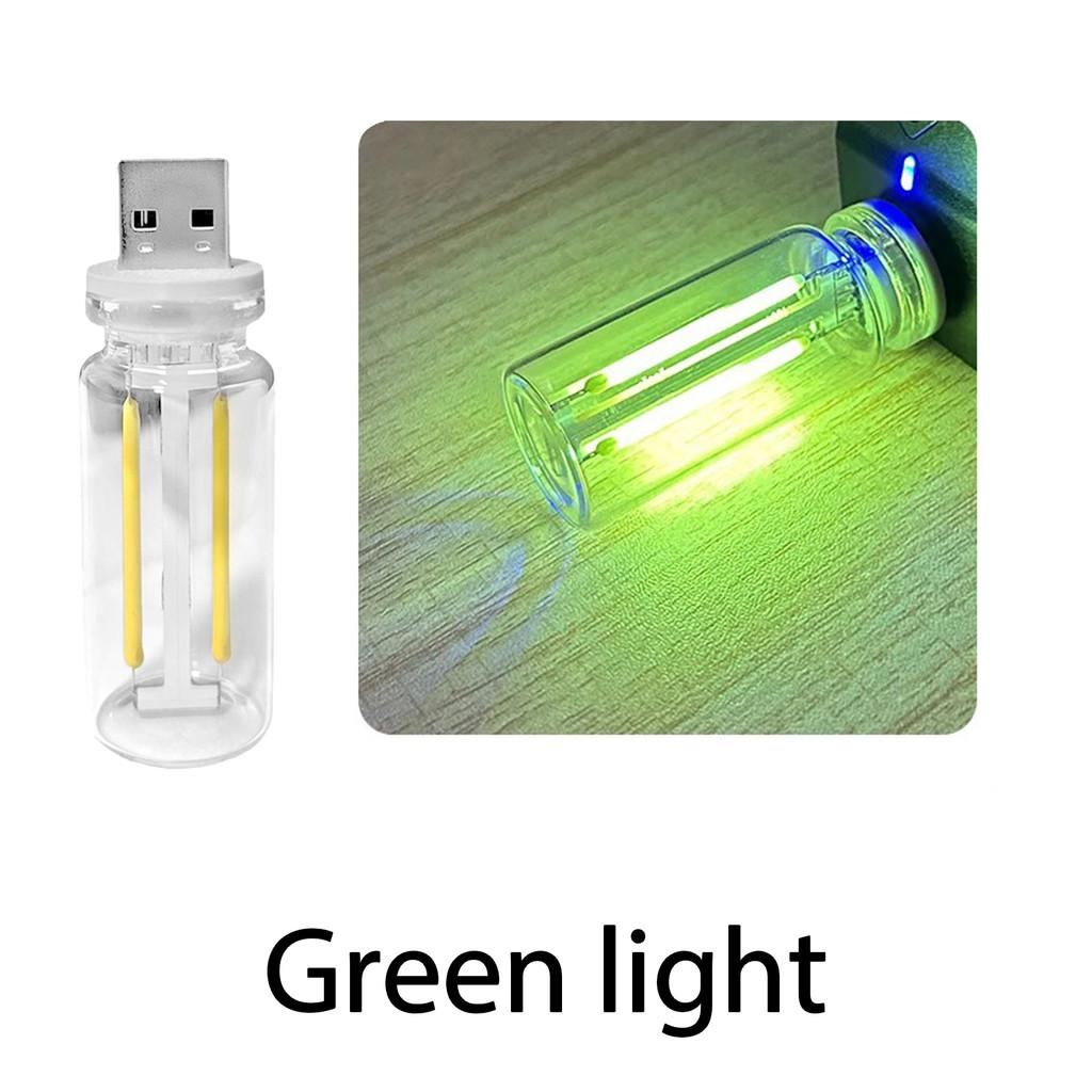 Car USB Night Light Touch Dimming Bulb 5V Retro LED Bulbs 0.3W DIY Camping Incandescent Decorative Car Interior Ambient Lighting