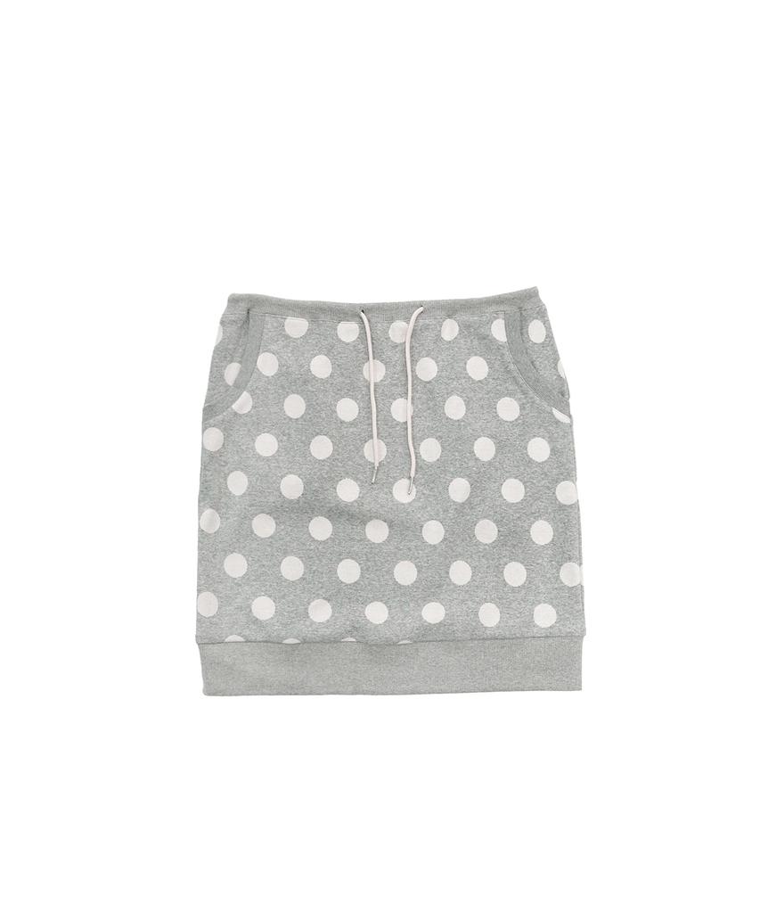 Mimdeowodeulobeu Jacquard Dot Midi Skirt