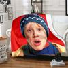 Home‑Alone Movie Print Flannel Blanket Soft Warm Throw For Bedroom Sofa Indoor Xmas Home Decor Holiday Movie Fan Birthday Gift
