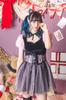 Coquettish Girly Cosplay Halloween Strawberry Cat Cat M Pink Costume Fancy Dress Costume [Clear Stone] Women's