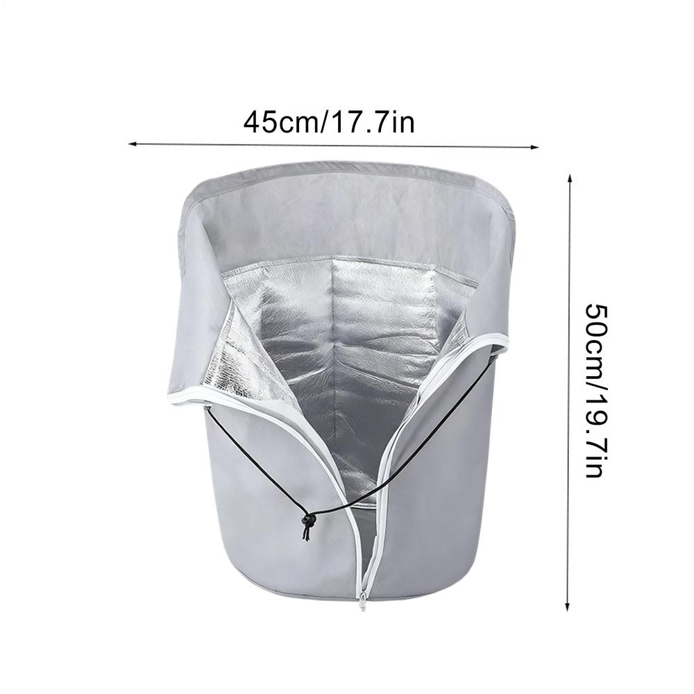 Зимние чехлы для растений Многоразовые защитные мешки для цветов на молнии и со шнурком Защита от мороза для уличных растений Для сада