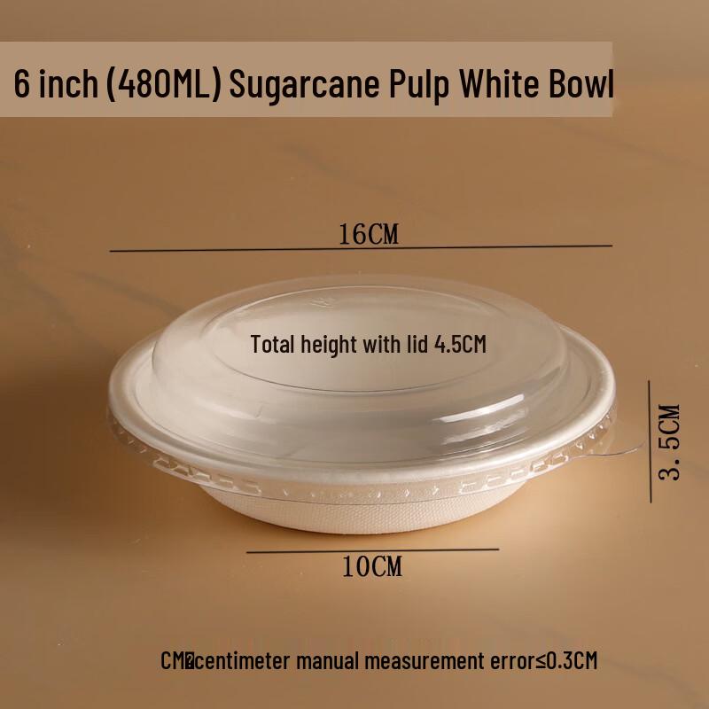 Biodegradable Pulp Bowls with PET Lids