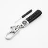BBFP7 Metal/Leather Car Keychain Badge Emblem For Opel Astra Grandland Corsa Mokka Frontera Insignia Zafira Key Chain Rings Accessorie