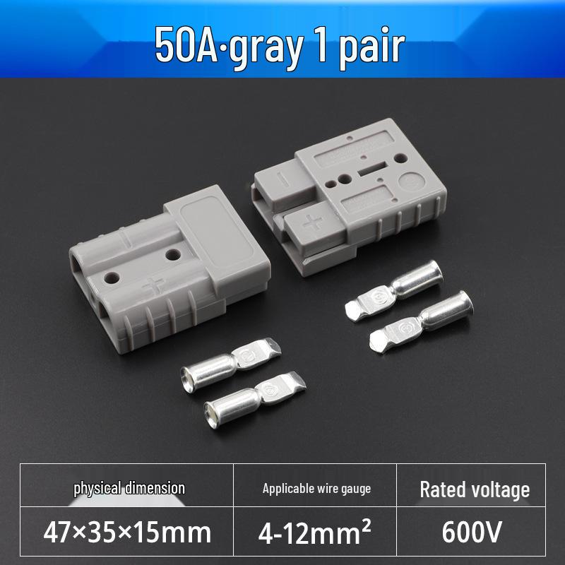 50A/120A/175A High Current EV & Forklift Battery Charging Connector - Male/Female