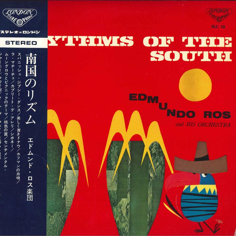 

LP Record EDMUNDO ROS & HIS ORCHESTRA - Rhythms Of The South SLC78 LONDON 1963 Japan Obi Latin Used