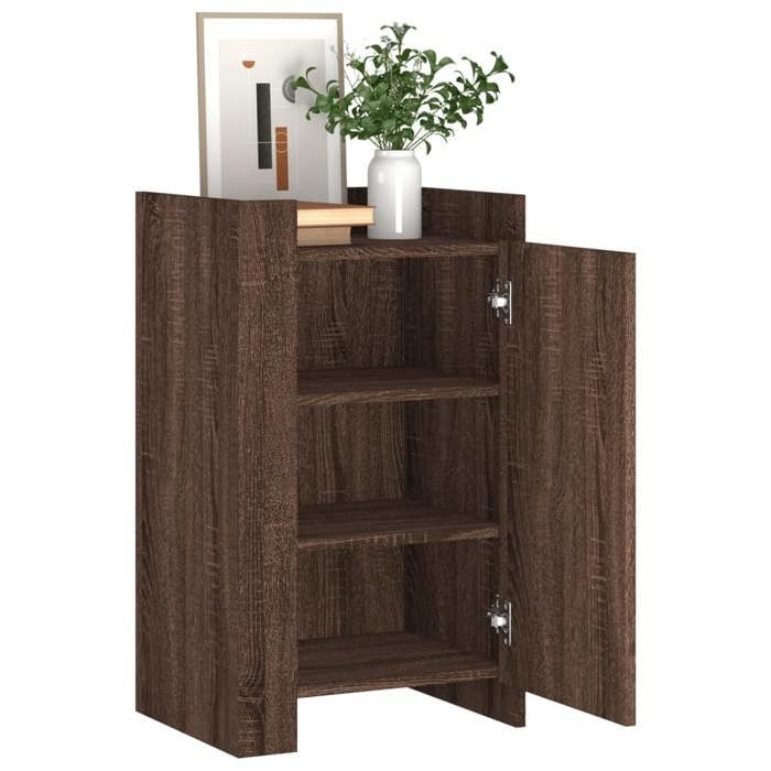 VidaXL Buffet Brown Oak 45x35x75 Cm Engineered Wood, Cabinet, Sideboard, Storage Cabinet, Cupboard, 848401