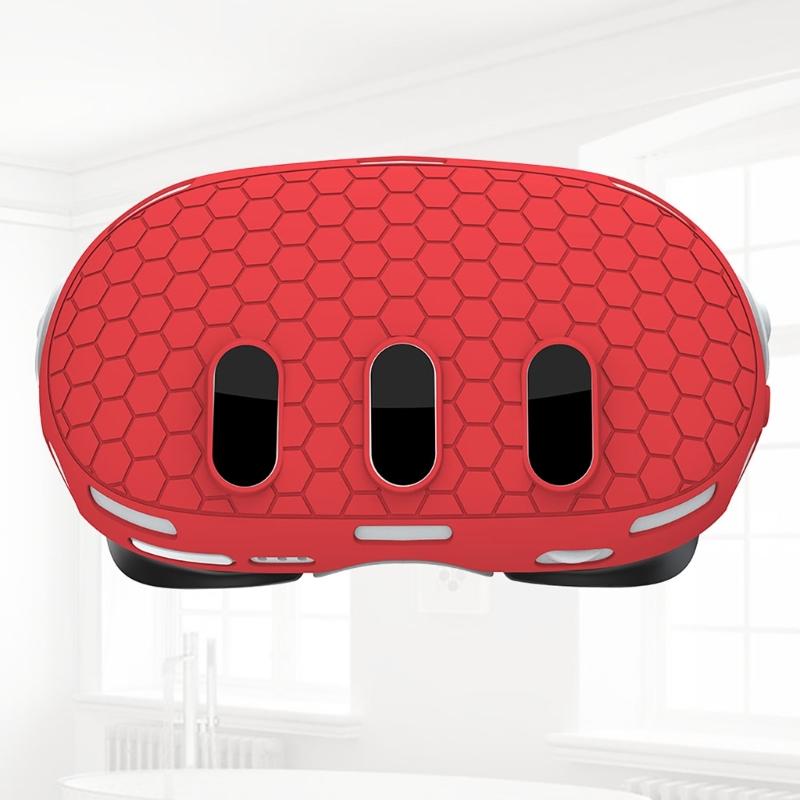 Silicone Protective Case for VR Headset Cover Accurate Fit, Breathable Design, Easy Installation Hassle Free Usage