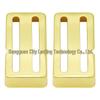 Brass Double Coil Electric Guitar Pickup Cover - Two-Wire Slot Copper Shell