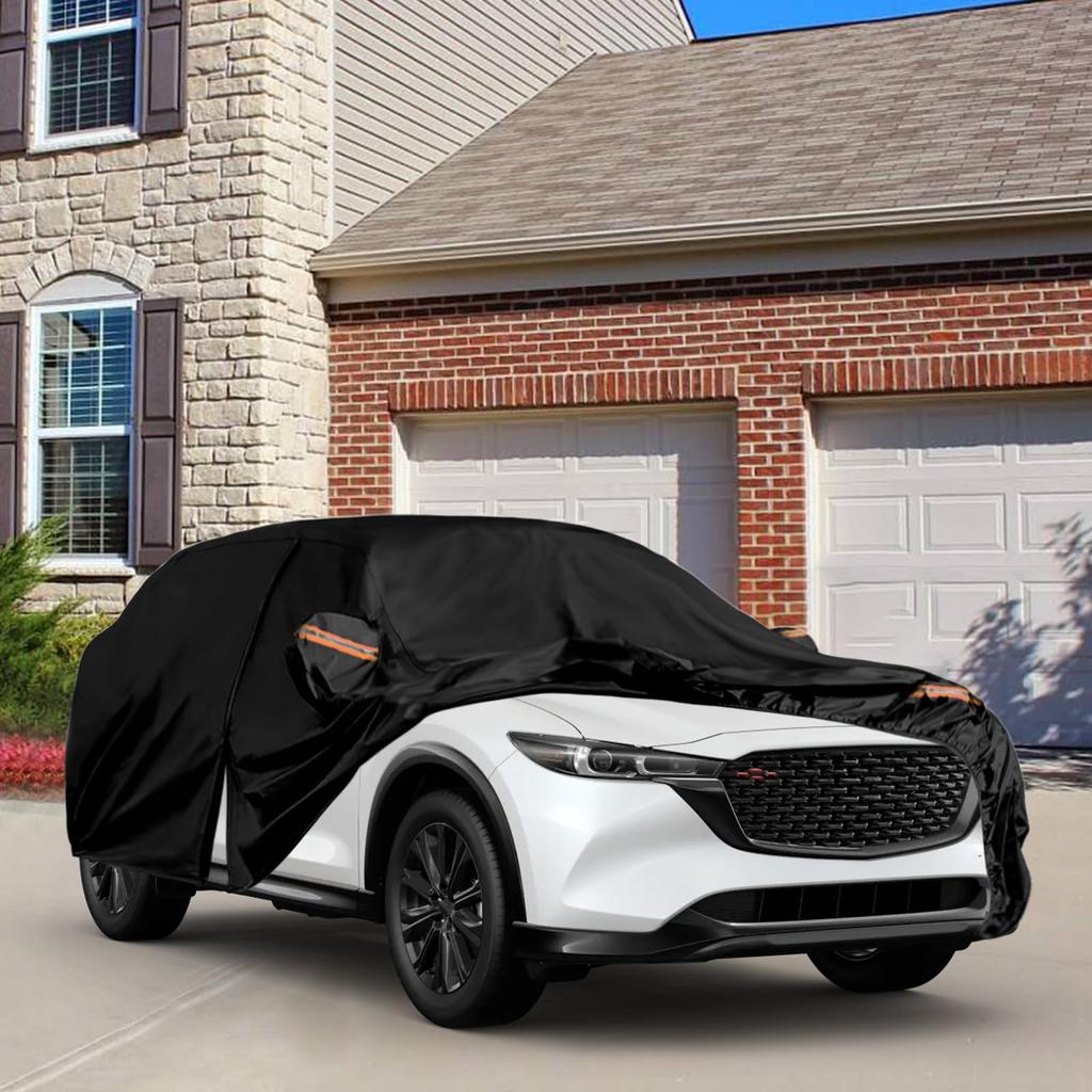 Tusamika Car Cover, For Mazda CX-5 KE KF 2012-2024, Fleece-Lined, Body Cover, Thick Oxford,