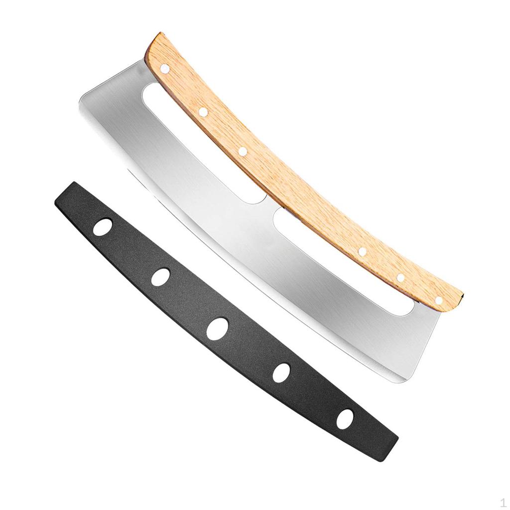 Pizza Cutter Rocker Cheese Pie Bread Blade Slicers