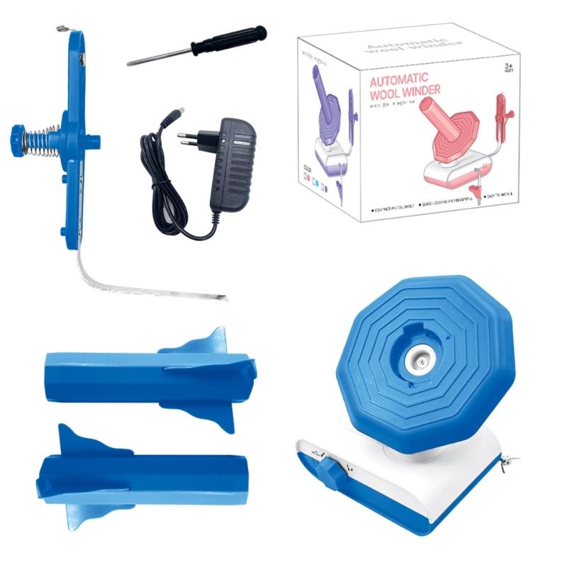 

Sturdy ABS Yarn Winder Machine Sturdy Construction Long Time Use for Crafting Projects синій