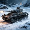 MOC Figurines Panzer IV G Military Armored Vehicle Building Block Set : Internal Structure Model Gift