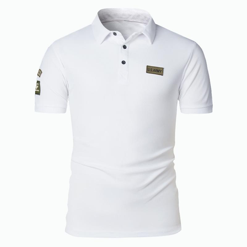 Men's Summer Casual Polo Shirts Moisture Wicking Athletic Short Sleeve Golf Shirts for Men Breathable Dry Fit Collared T-Shirts Lightweight Tee Tops