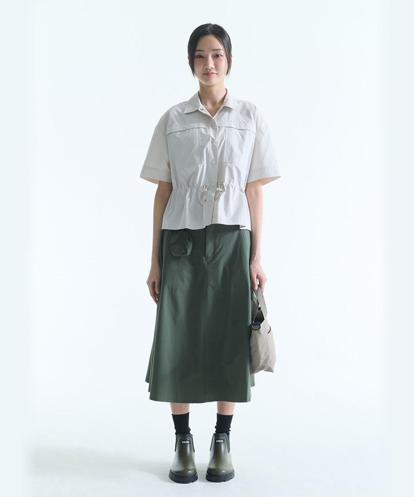 Aigle Women'S Solotex Long Utility Skirt Aas26Wbot012Avo