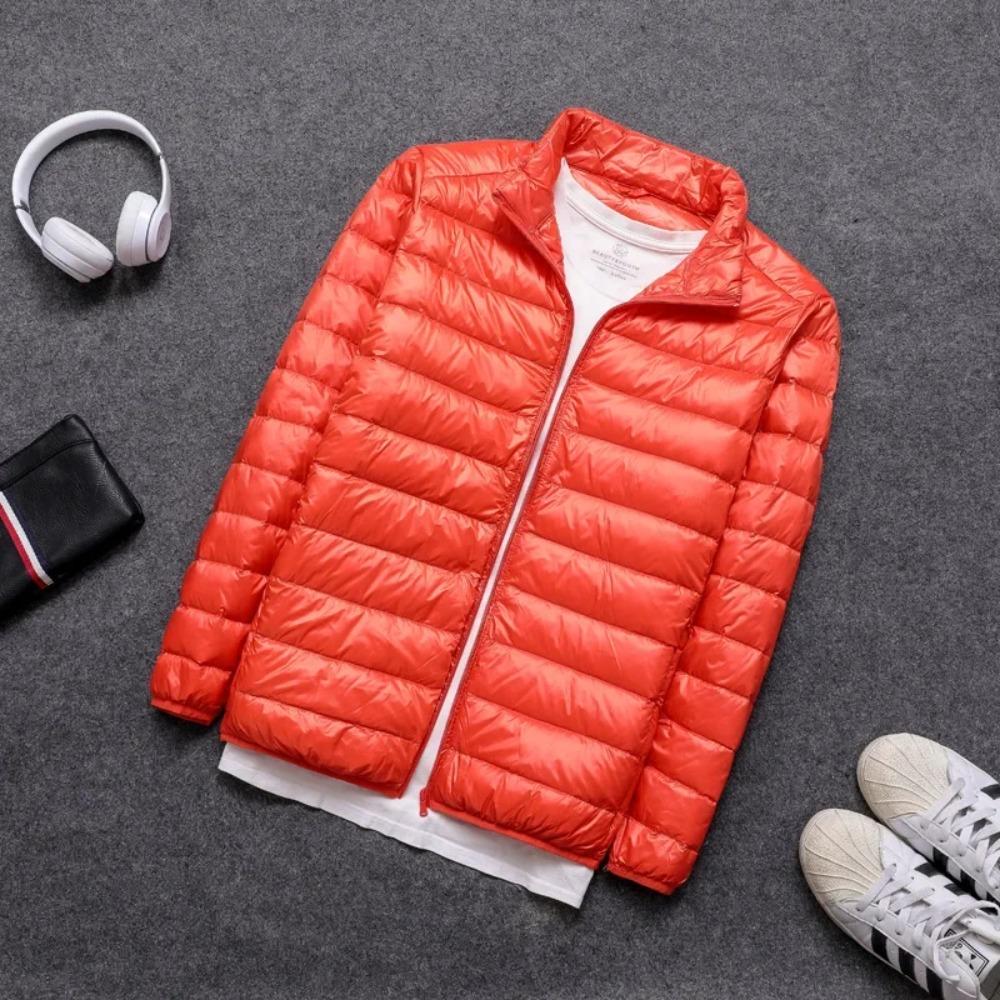 Down Jacket Men Ultra Lightweight Packable Water and Wind-Resistant Breathable Coat Big Size Hoodies Jackets