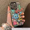 Crab roe burger is suitable for Apple 16Promax mobile phone case personalized vitality case iPhone15/14/13 European and American style 12