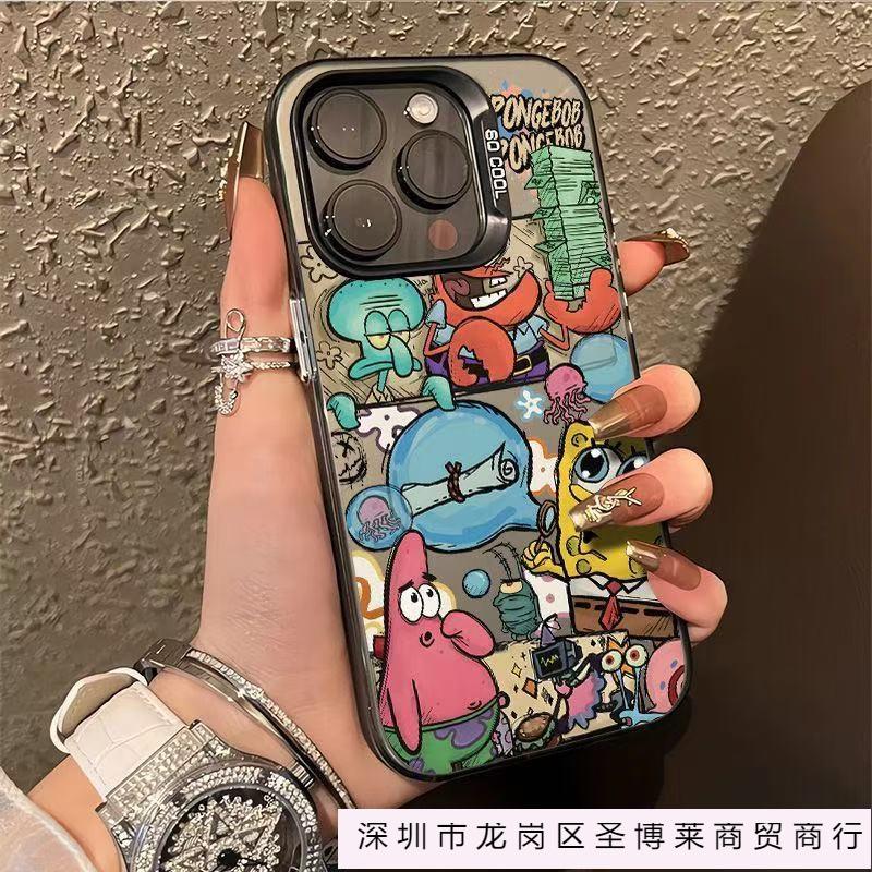 Crab roe burger is suitable for Apple 16Promax mobile phone case personalized vitality case iPhone15/14/13 European and American style 12