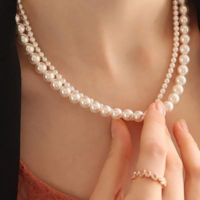 Dana Burton [Magnet One-Touch] Joy Pearl Necklace_8mm Pearl